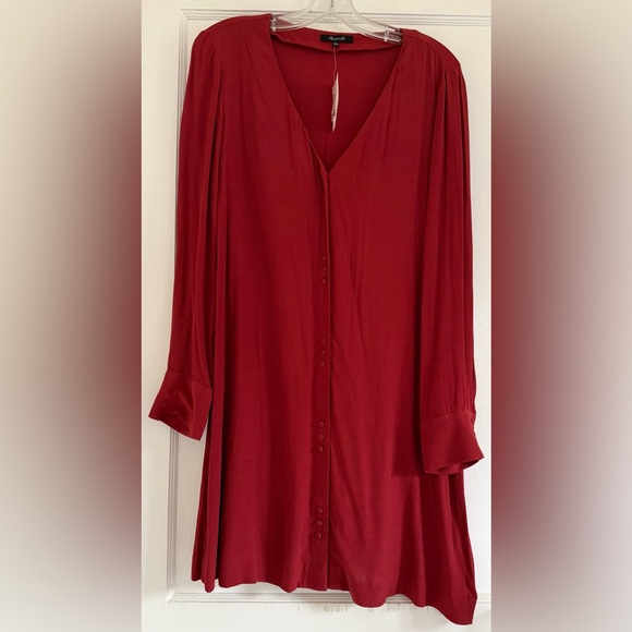 Madewell Dresses & Skirts - Madewell Long Sleeve Button-Front Shirt Dress
